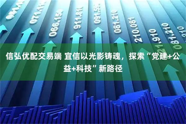 信弘优配交易端 宜信以光影铸魂,探索“党建+公益+科技”新路径